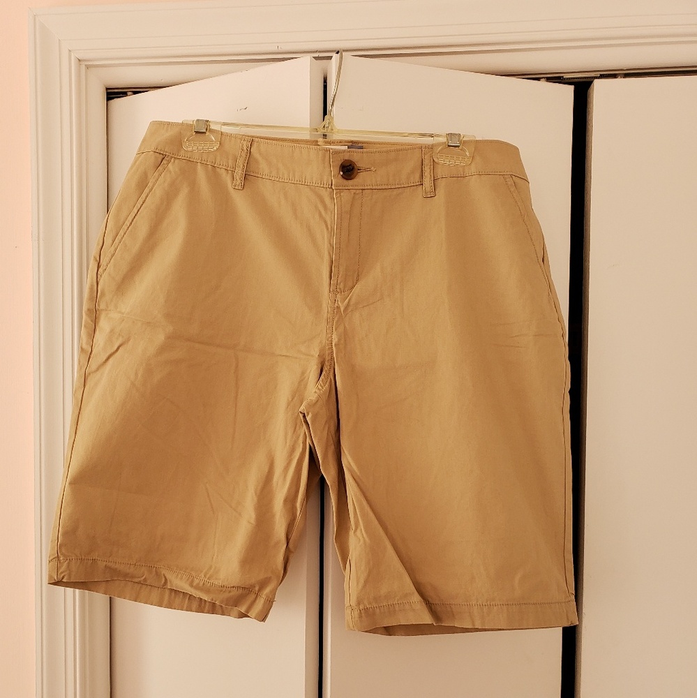 Old Navy Khaki Bermuda Shorts